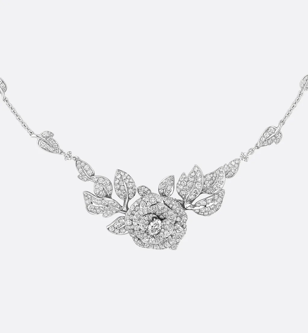 Large Rose Dior Bagatelle Necklace