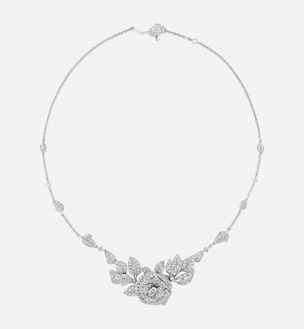 Large Rose Dior Bagatelle Necklace