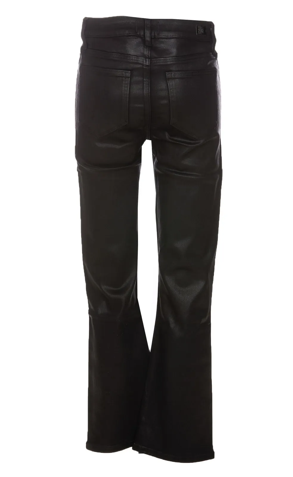 Paige Claudine Coated Flared Slim-Cut Jeans