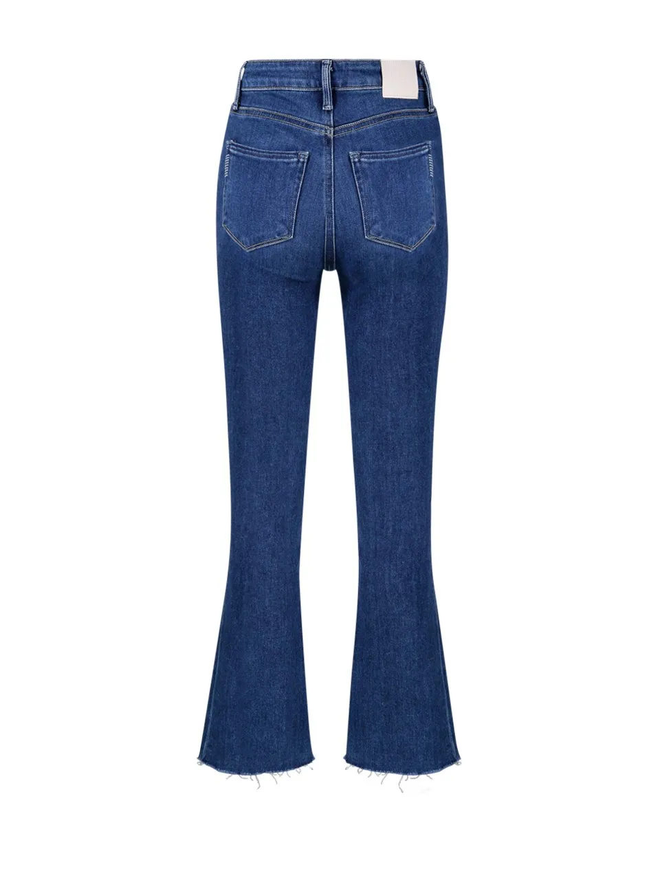 Paige Flared-Leg Cropped Jeans