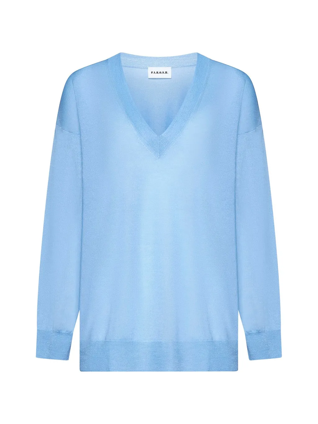 P.A.R.O.S.H. V-Neck Ribbed Jumper