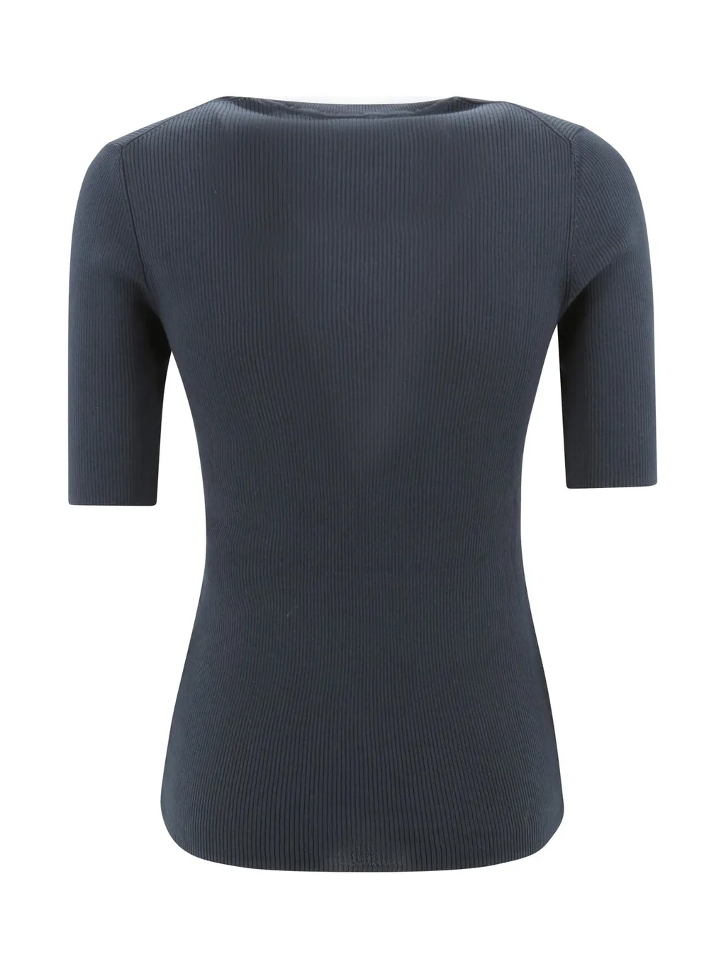 P.A.R.O.S.H. Short-Sleeved Crewneck Knitted Top