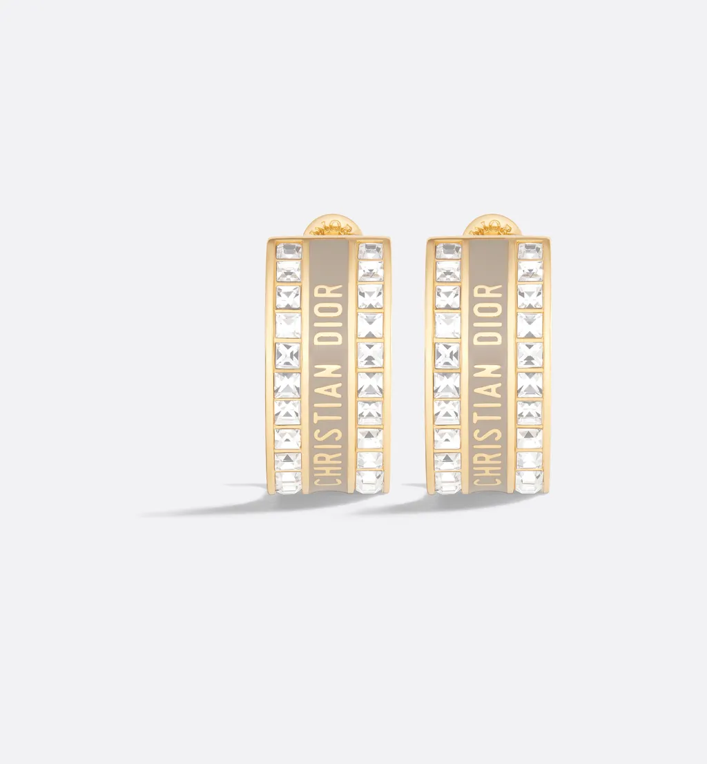 Dior Night Code Hoop Earrings