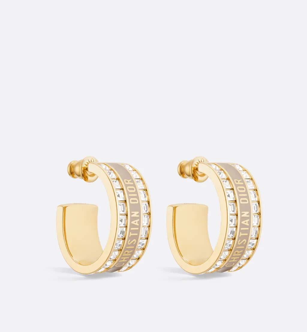 Dior Night Code Hoop Earrings