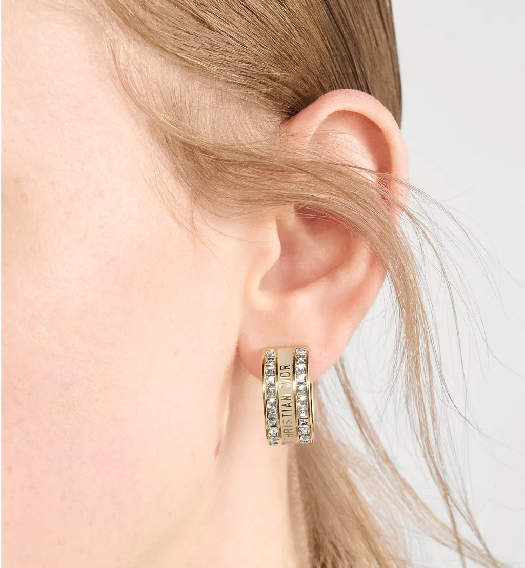 Dior Night Code Hoop Earrings