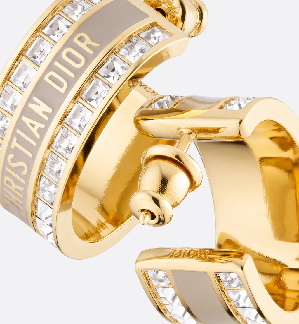 Dior Night Code Hoop Earrings