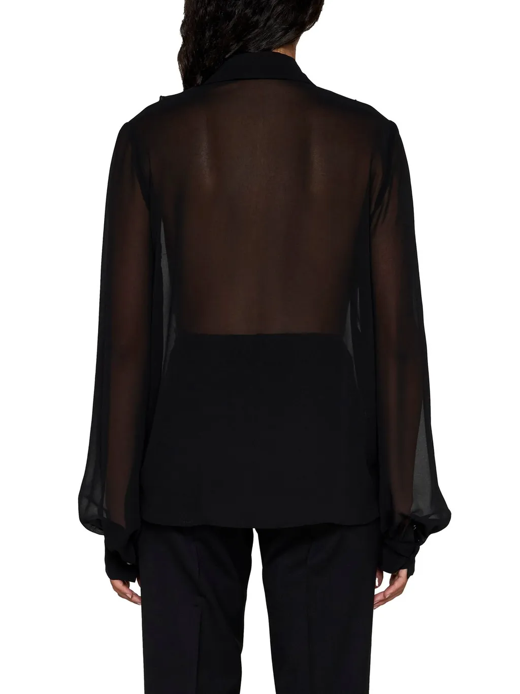 P.A.R.O.S.H. Lace-Detailed Long-Sleeved Shirt