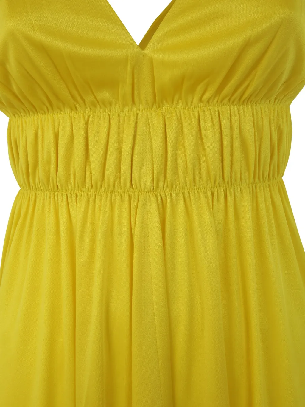 P.A.R.O.S.H. V-Neck Midi Jersey Dress