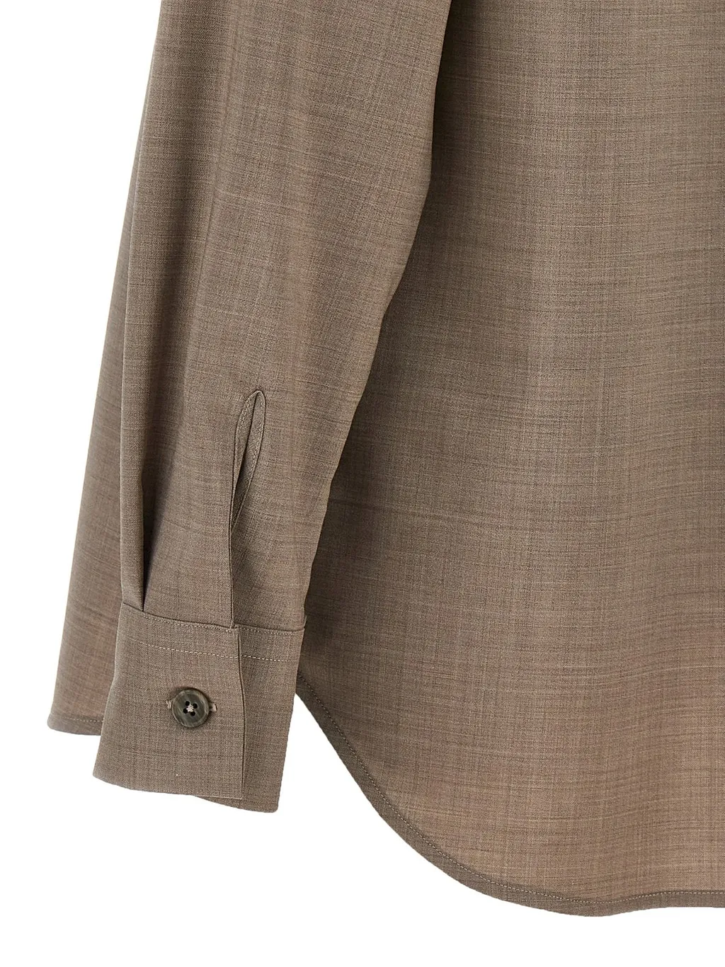 P.A.R.O.S.H. Slub-Texture Button-Up Shirt