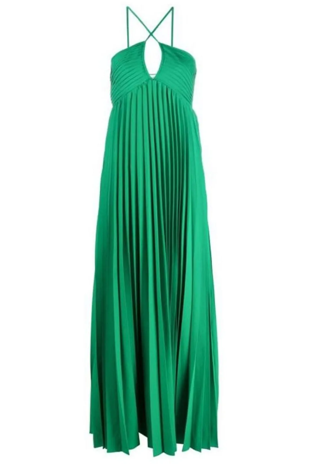 P.A.R.O.S.H. Pleated Maxi Dress