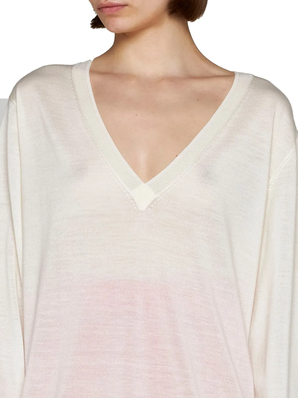 P.A.R.O.S.H. V-Neck Knitted Top