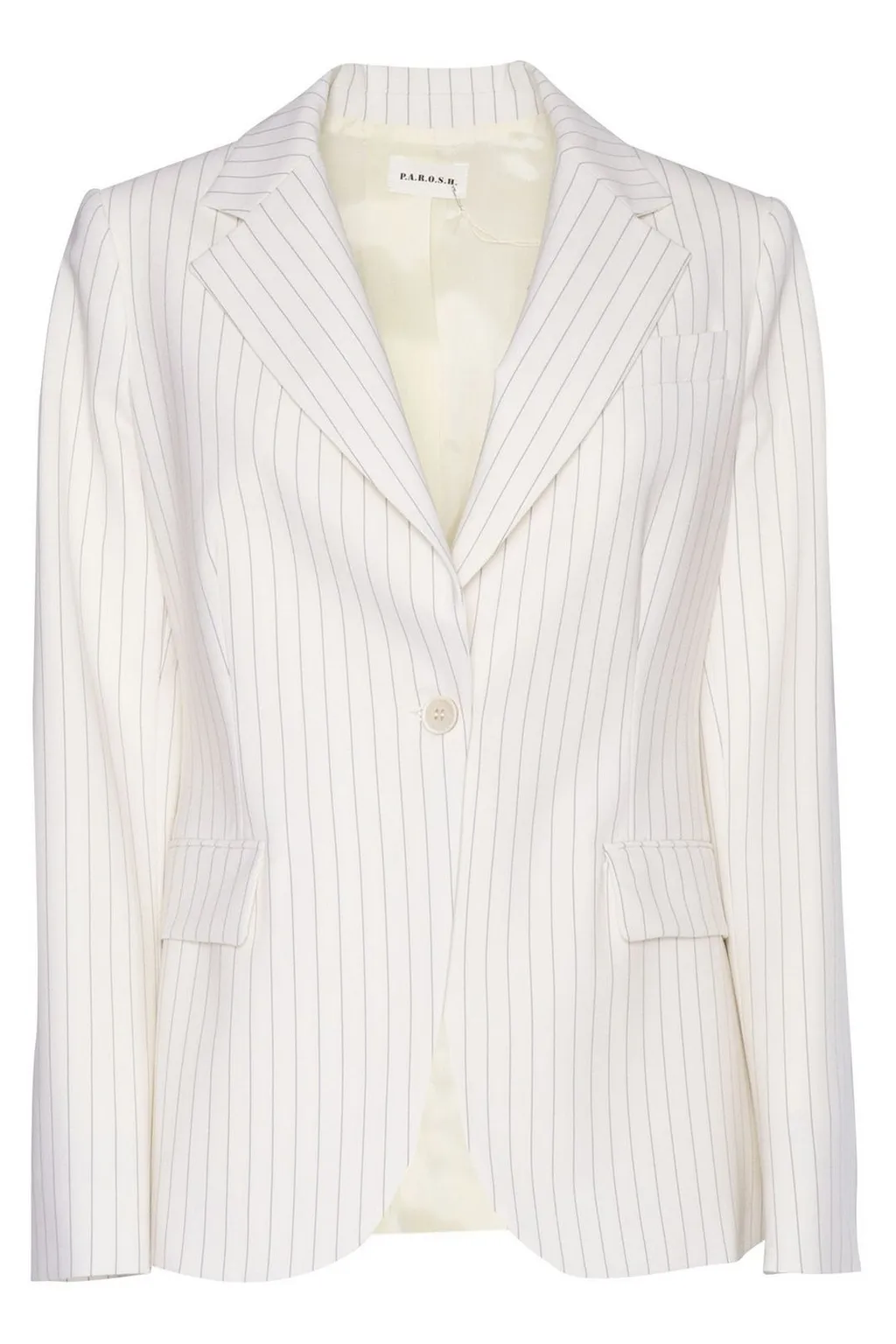 P.A.R.O.S.H. Striped Single-Breasted Blazer