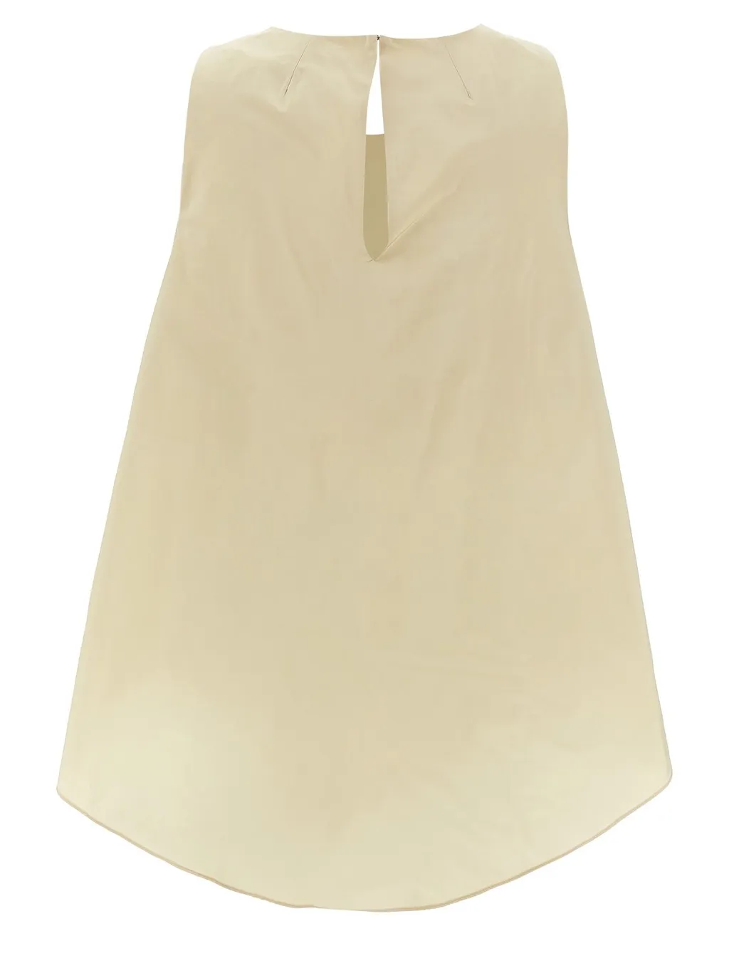 P.A.R.O.S.H. Pimpy Pleated Detail Sleeveless Top