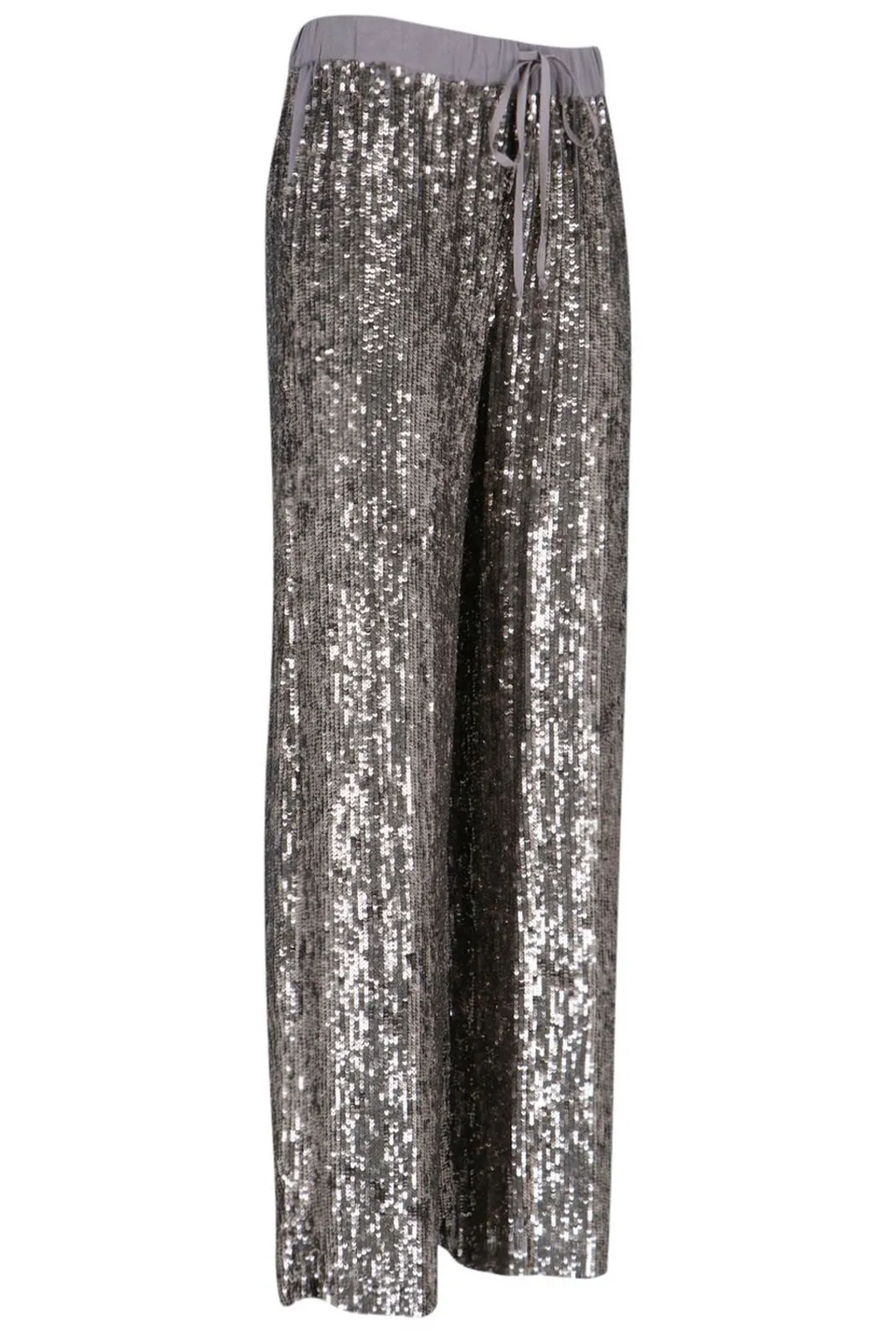 P.A.R.O.S.H. Sequin Embellished Wide-Leg Pants