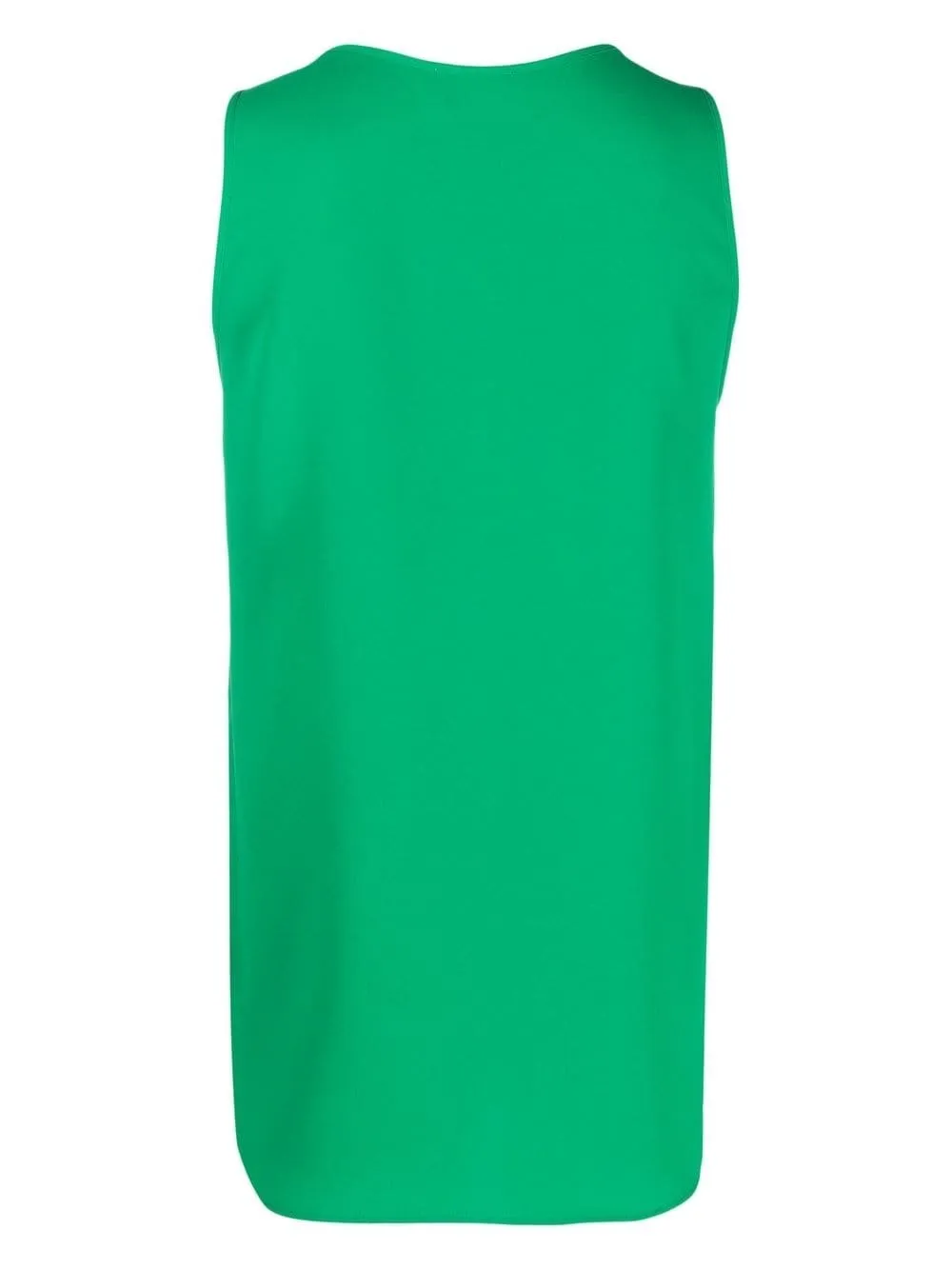 P.A.R.O.S.H. Crewneck Sleeveless Satin Blouse