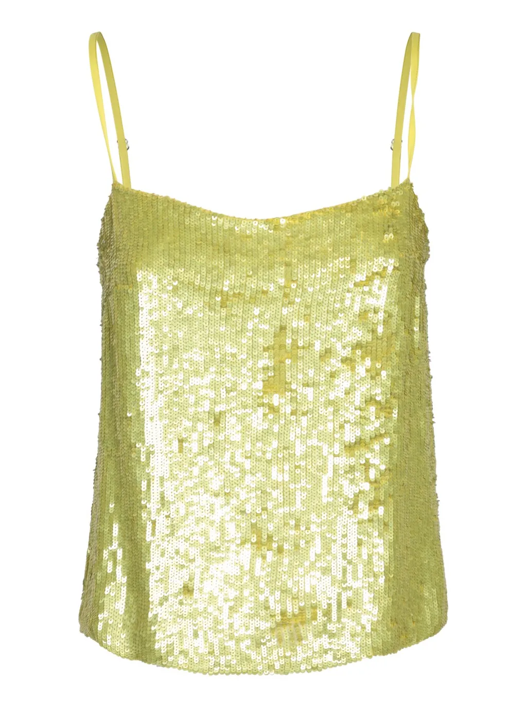 P.A.R.O.S.H. Sequin-Embellished Spaghetti Strap Top