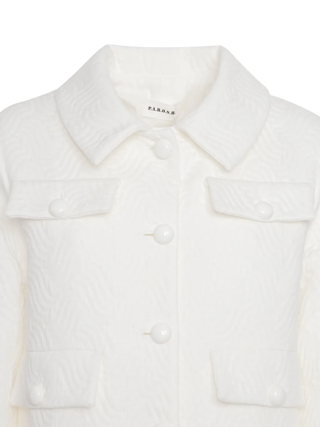 P.A.R.O.S.H. Jacquard Single-Breasted Jacket