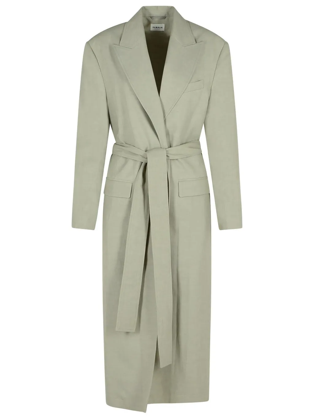 P.A.R.O.S.H. Belted Waist Wrap Trench Coat