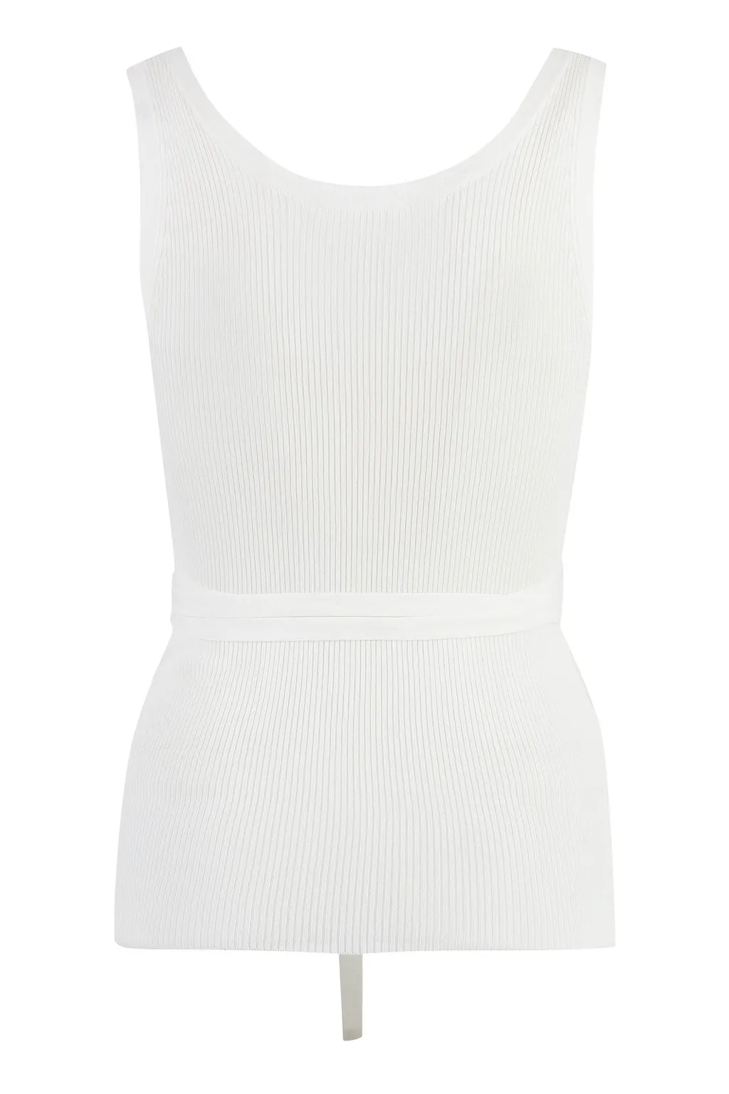 P.A.R.O.S.H. Tied-Waist Knitted Tank Top