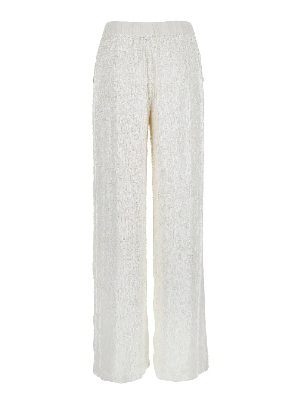 P.A.R.O.S.H. Sequin Embellished Wide-Leg Pants