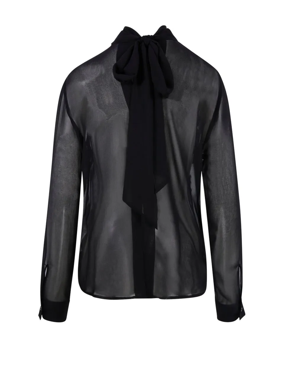 P.A.R.O.S.H. Scarf Detailed High-Neck Blouse