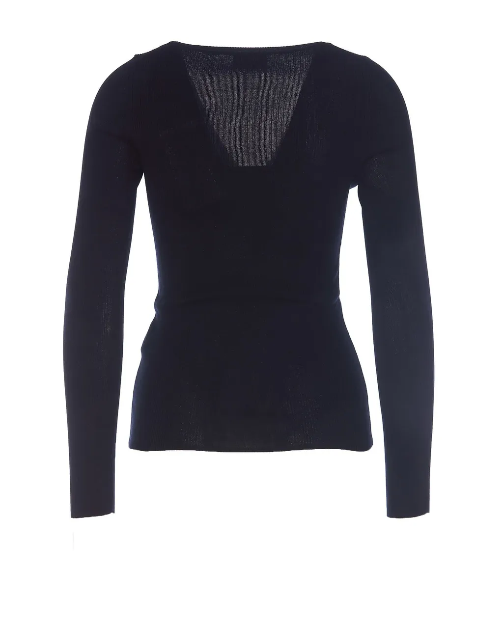 P.A.R.O.S.H. Long-Sleeved V-Neck Buttoned Cardigan
