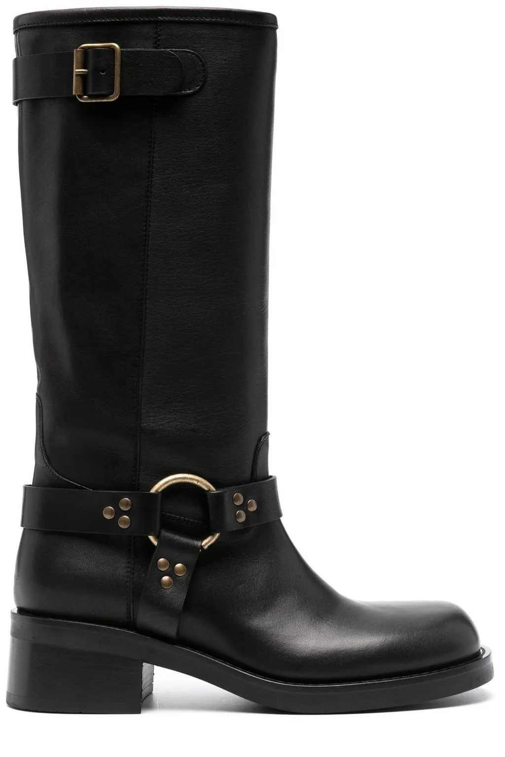 P.A.R.O.S.H. Stud Detailed Biker Boots