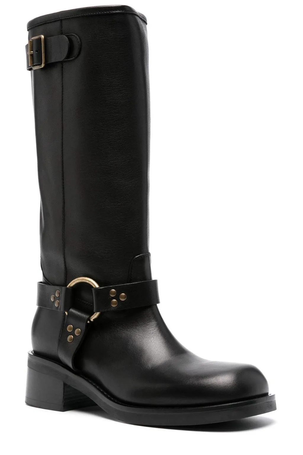 P.A.R.O.S.H. Stud Detailed Biker Boots