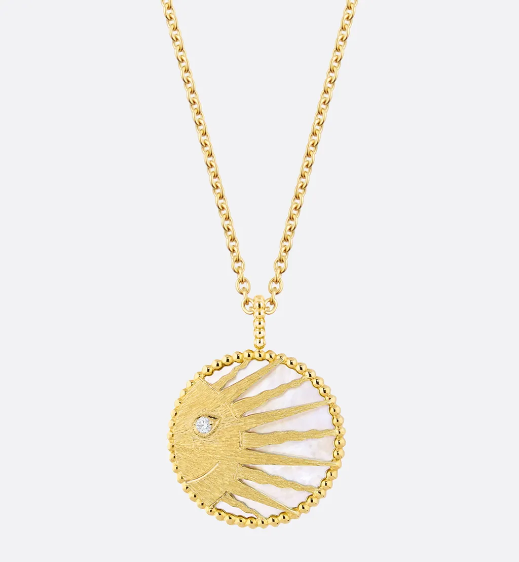 Rose CÉLeste Medallion Necklace