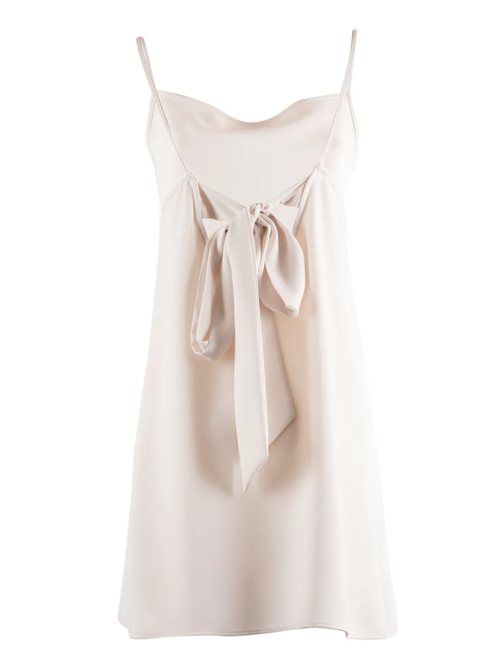 P.A.R.O.S.H. Bow-Detailed Satin Dress