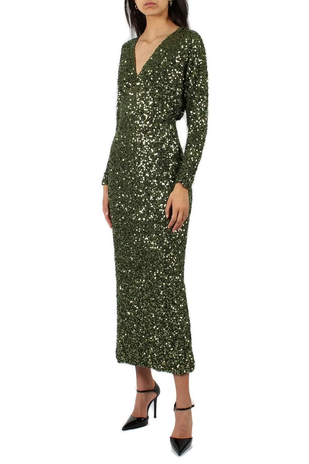 P.A.R.O.S.H. Paris Sequined Maxi Dress