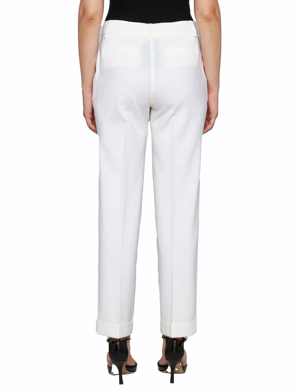 P.A.R.O.S.H. Turned-Up Hem Trousers