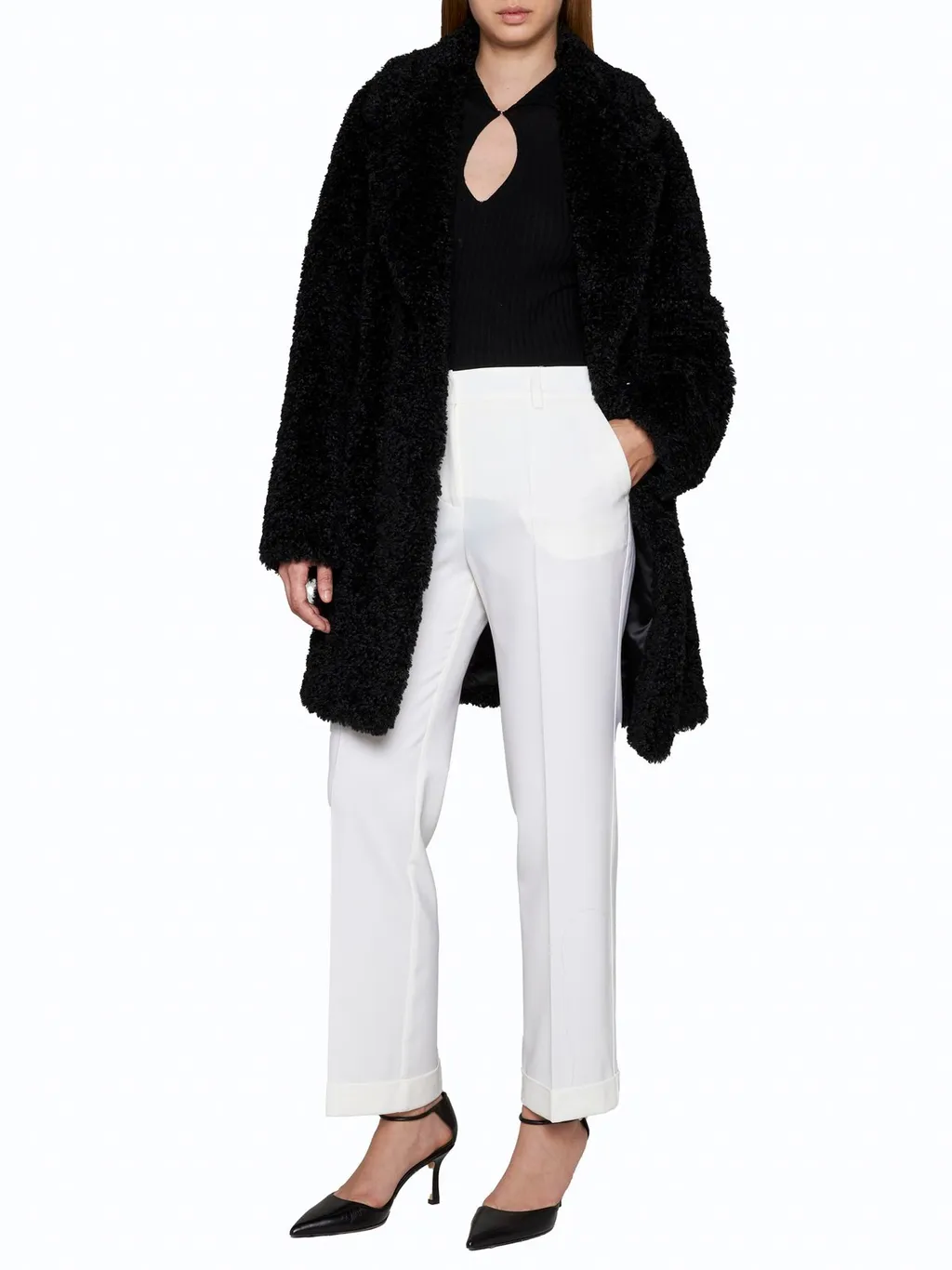 P.A.R.O.S.H. Turned-Up Hem Trousers