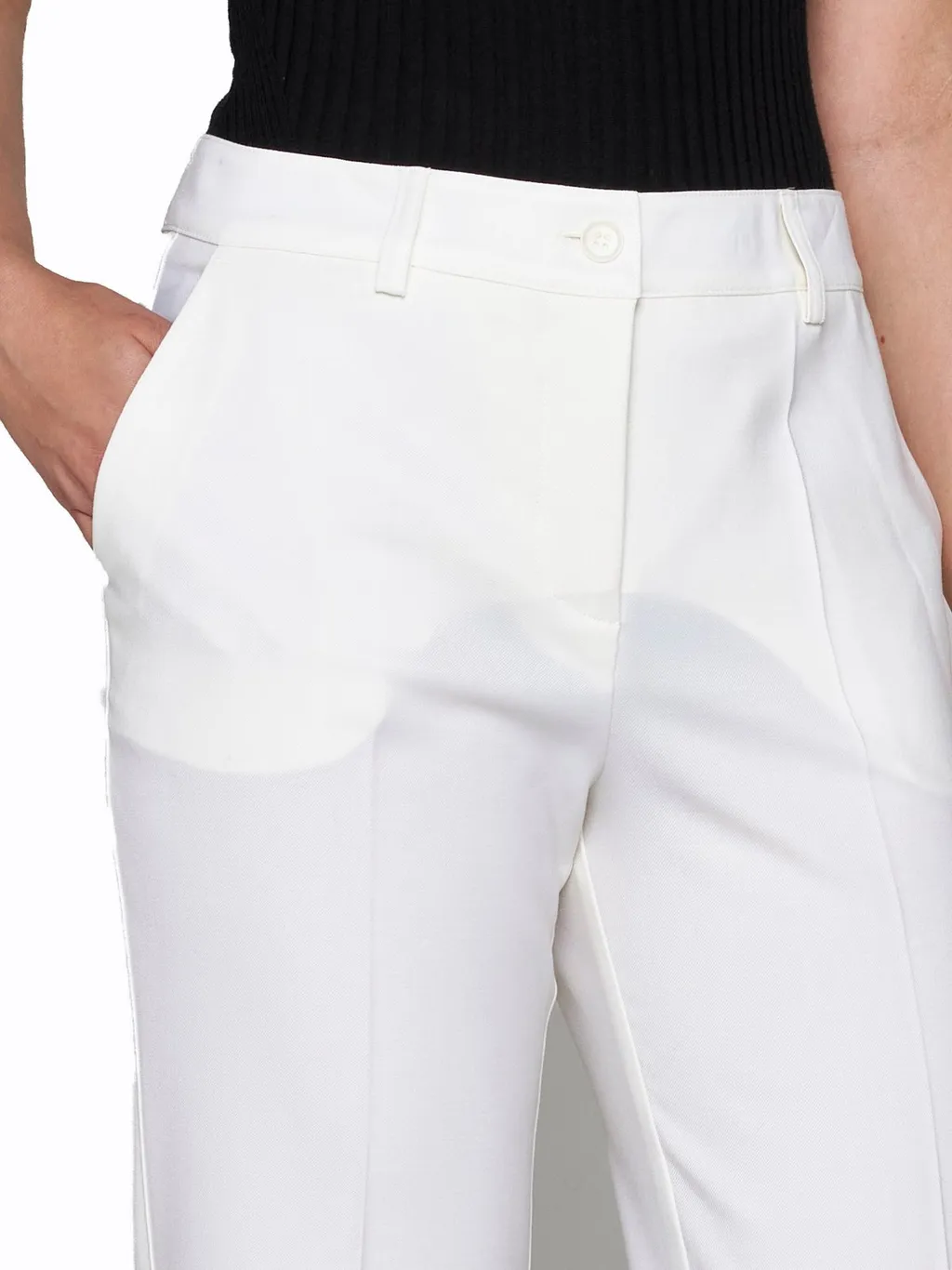 P.A.R.O.S.H. Turned-Up Hem Trousers