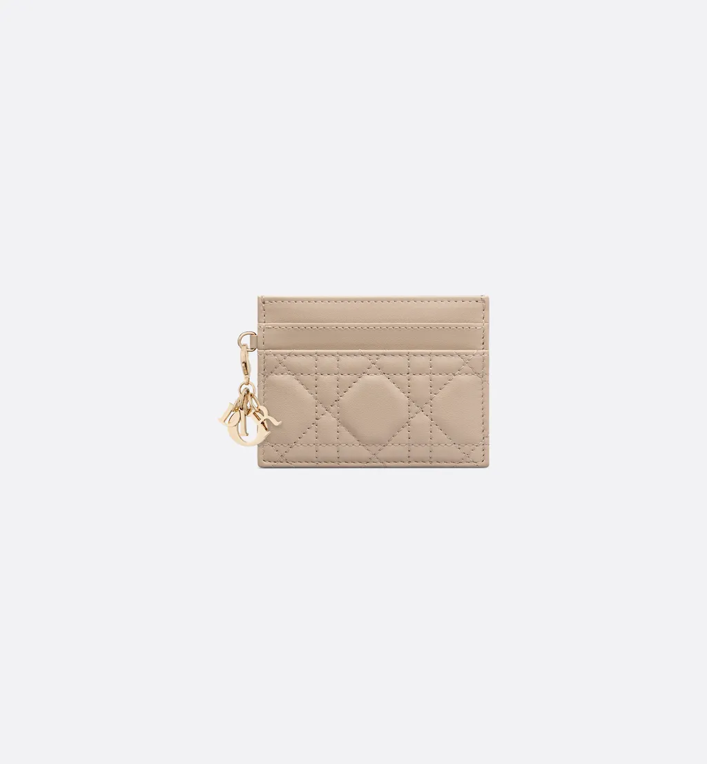 Lady Dior Freesia Card Holder