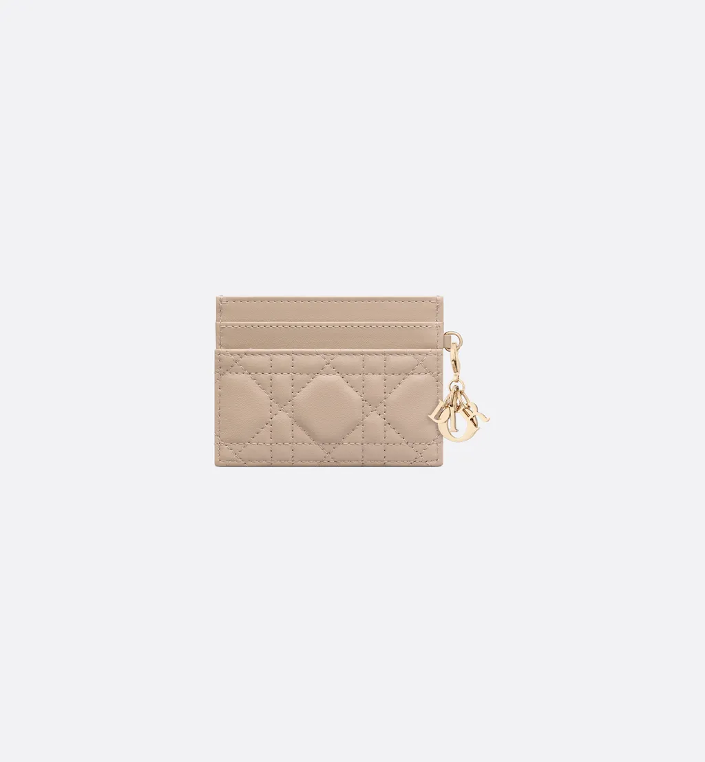Lady Dior Freesia Card Holder