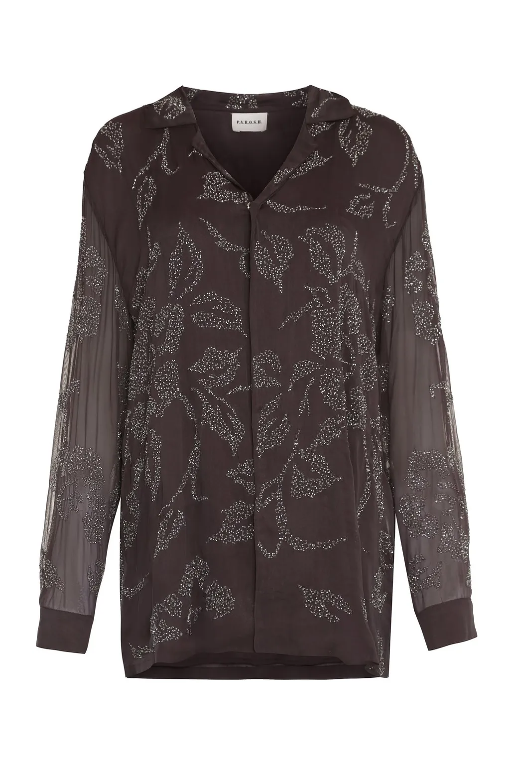 P.A.R.O.S.H. Sequin-Embellished Long Sleeved Shirt