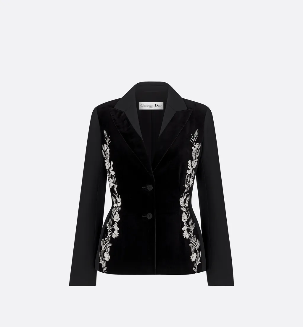 Embroidered Fitted Jacket
