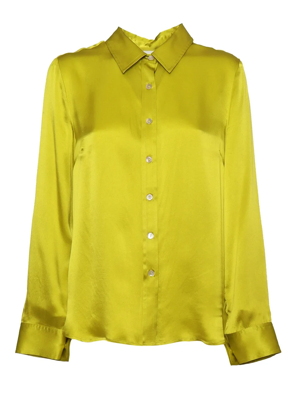P.A.R.O.S.H. Long Sleeved Buttoned Satin Shirt
