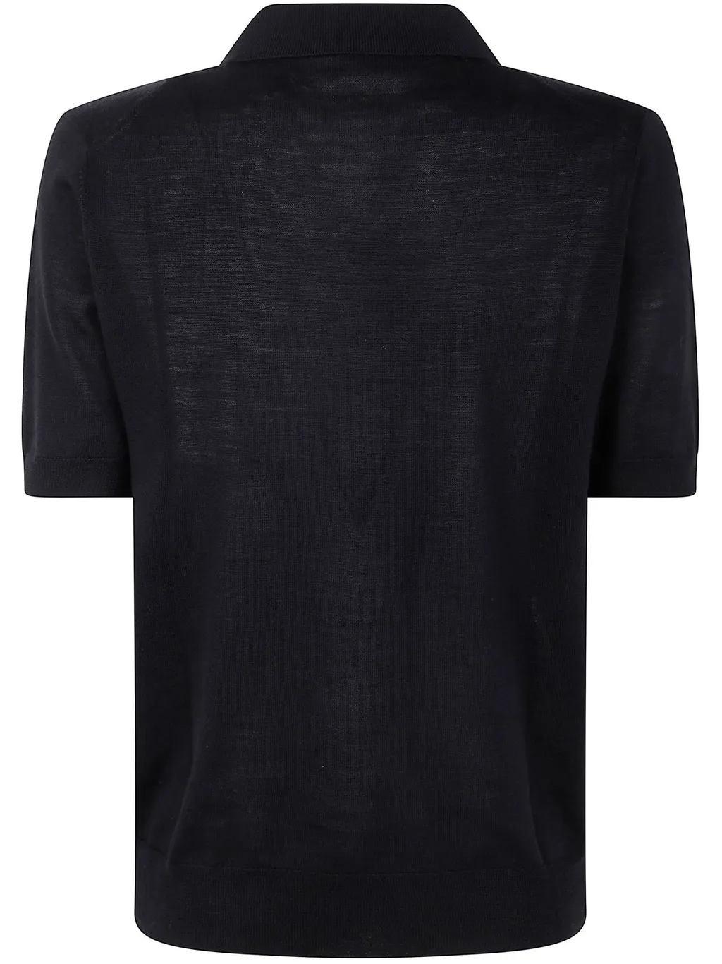 P.A.R.O.S.H. Short-Sleeved Knitted Polo Shirt
