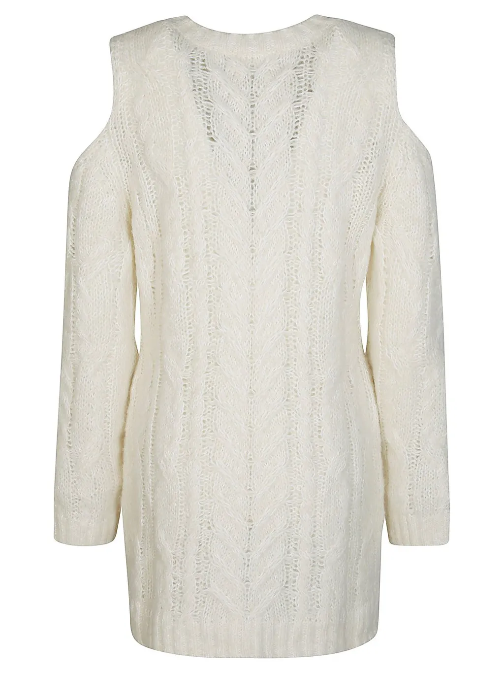 P.A.R.O.S.H. Shoulder Cut-Out Knit Sweater