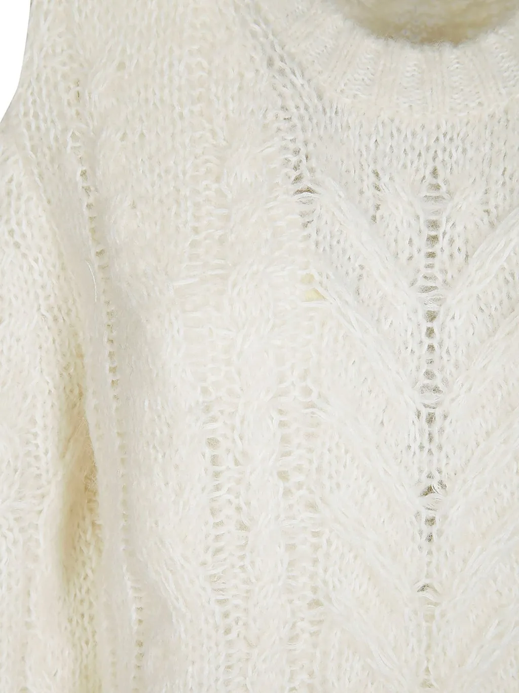 P.A.R.O.S.H. Shoulder Cut-Out Knit Sweater