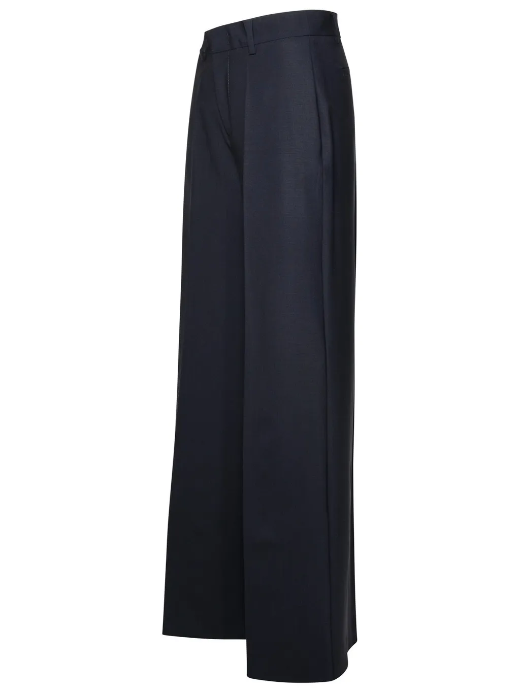 Parosh Lillie Pressed Crease Wide-Leg Pants