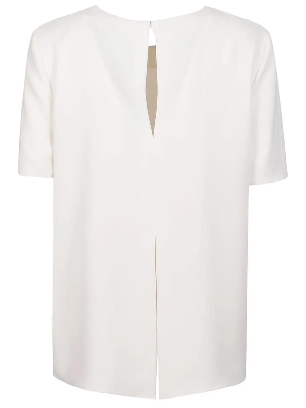 P.A.R.O.S.H. Cady Round-Neck Blouse
