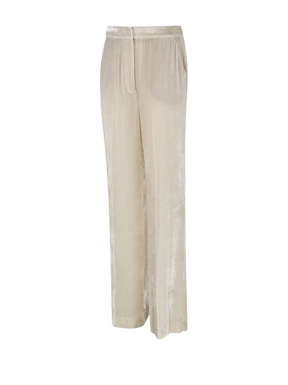 P.A.R.O.S.H. High-Waist Velvet Trousers