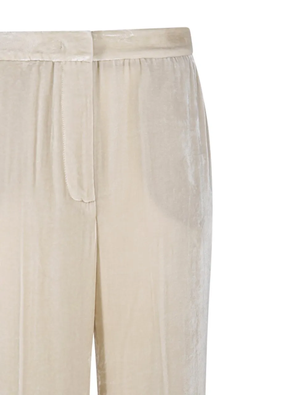 P.A.R.O.S.H. High-Waist Velvet Trousers