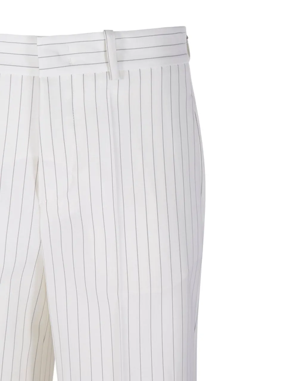 P.A.R.O.S.H. Pinstriped Straight-Leg Trousers