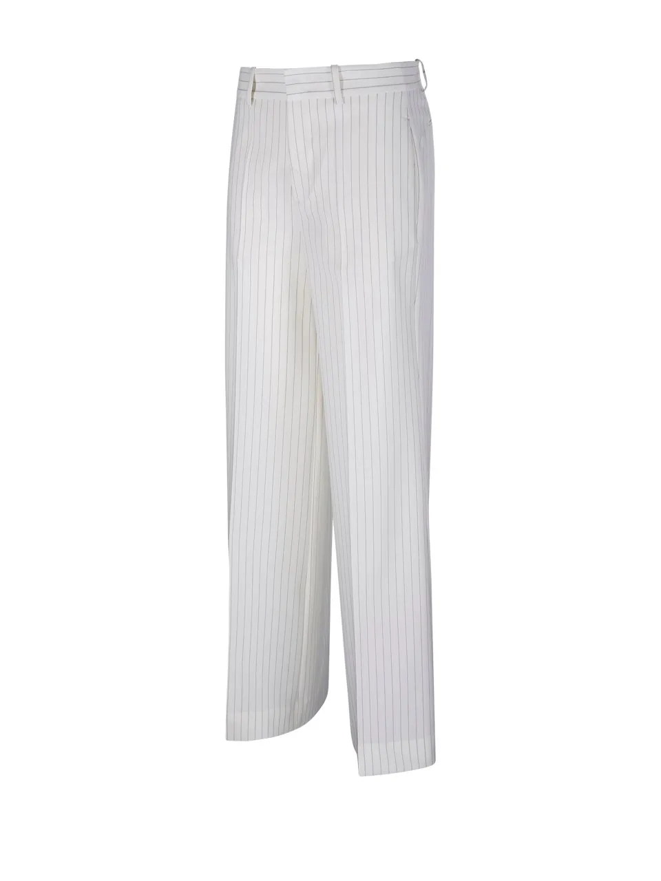 P.A.R.O.S.H. Pinstriped Straight-Leg Trousers