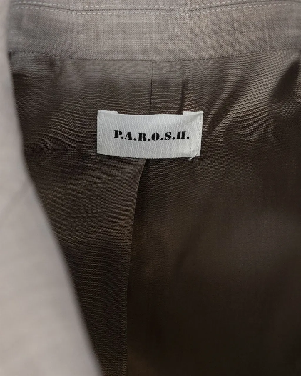 P.A.R.O.S.H. Lillie Double-Breasted Tailored Blazer