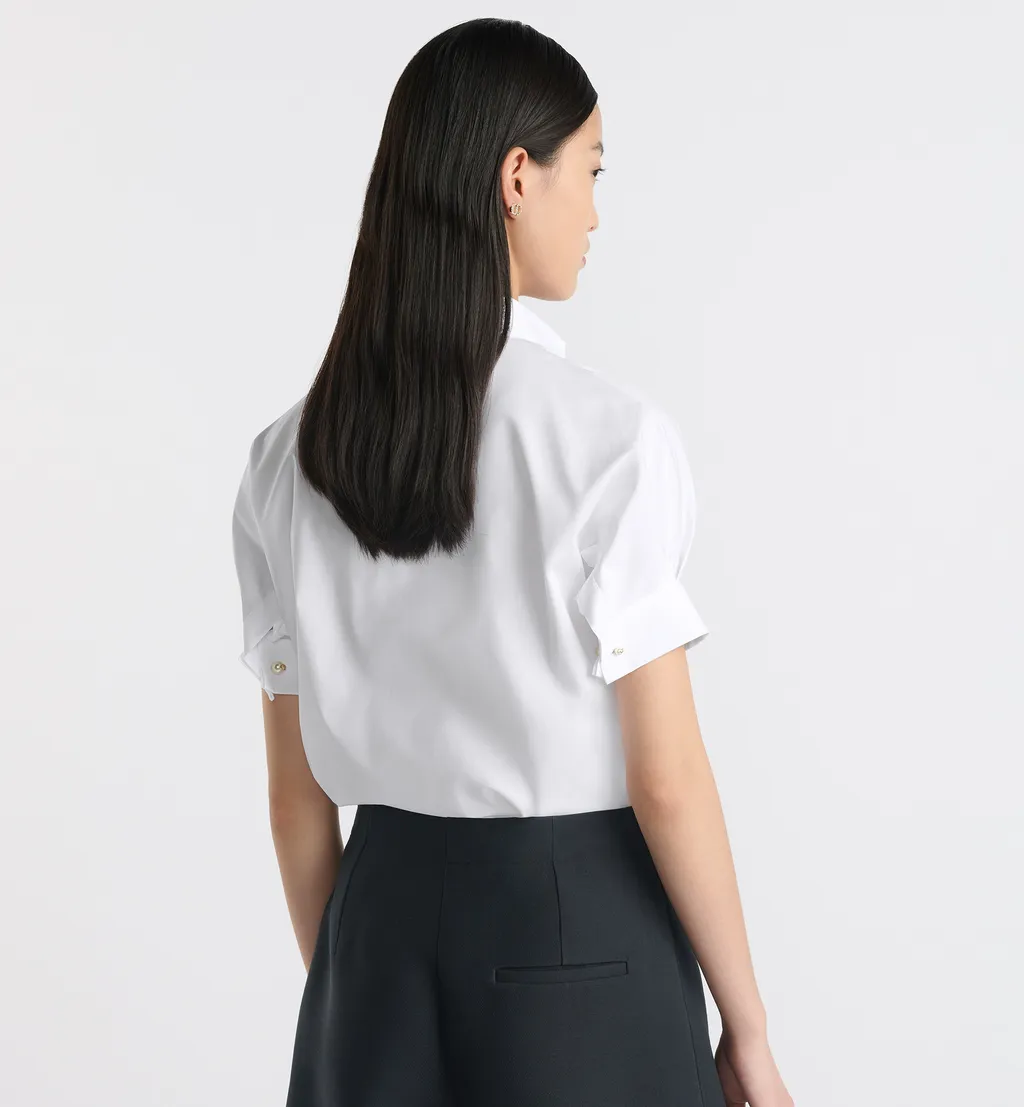 Blouse With Puff Sleeves